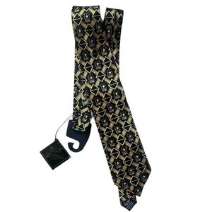 Eagle wings, US Army silk tie, NWT perfect men’s time, black gold and white